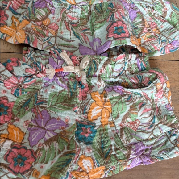 Roxy Kids Floral  Set - Orange, Purple, Green - Picture 2 of 4
